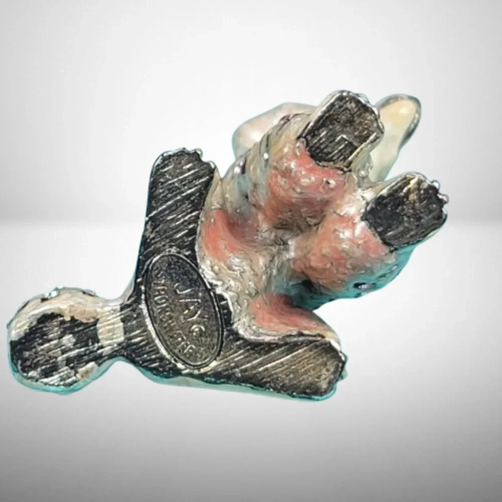 Jay Strongwater Seating Poodle Dog Mini Figurine with Swarovski Crystals - Picture 4 of 6